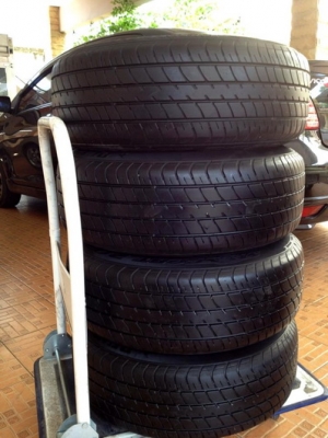 แม็กซ์ยางDUNLOP- BENZ 15 นิ้ว ใบพัด ใส่ E-C ได้ตจว ส่งได้