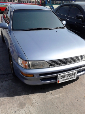 TOYOTA COLOLLA  ปี1994 กระจกไฟฟ้า เซ็นทรัลล๊อค รถบ้าน หมดปัญหาการซ่อมแซม เล่มพร้อมโอน  TEL.081-427-3941