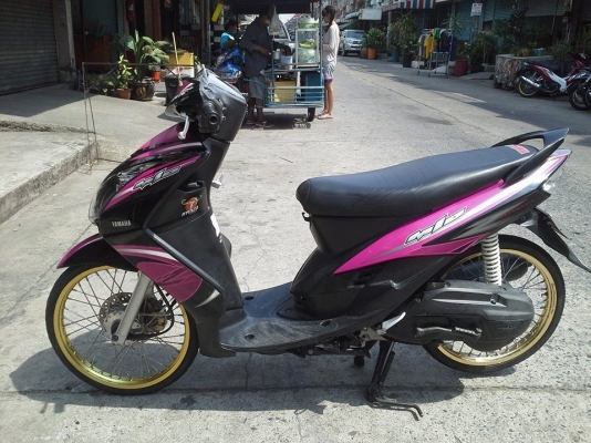 mio ปี 52 ไฟสองตา สีชมพู ดำ ราคาไม่แรง ทดลองขับได้เลยจ้า