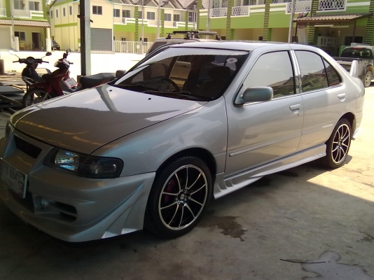 ขายรถเก๋ง Nissan sunny B14 เชื้อเพลิง น้ำมัน+แก๊ส  086-797-9037 ..K.สมศักดิ์