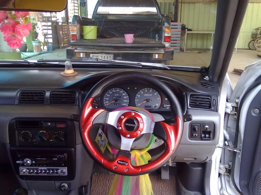 ขายรถเก๋ง Nissan sunny B14 เชื้อเพลิง น้ำมัน+แก๊ส  086-797-9037 ..K.สมศักดิ์