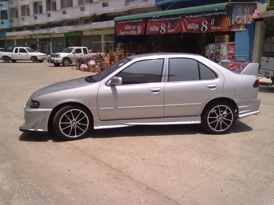 ขายรถเก๋ง Nissan sunny B14 เชื้อเพลิง น้ำมัน+แก๊ส  086-797-9037 ..K.สมศักดิ์