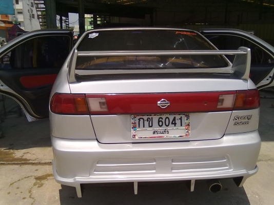 ขายรถเก๋ง Nissan sunny B14 เชื้อเพลิง น้ำมัน+แก๊ส  086-797-9037 ..K.สมศักดิ์