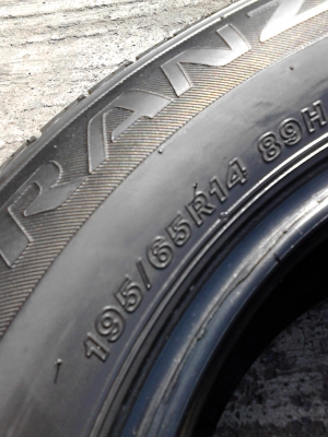 195/65R14 BRIDGESTONE TURANZA มี 1 เส้น TEL.081-427-3941