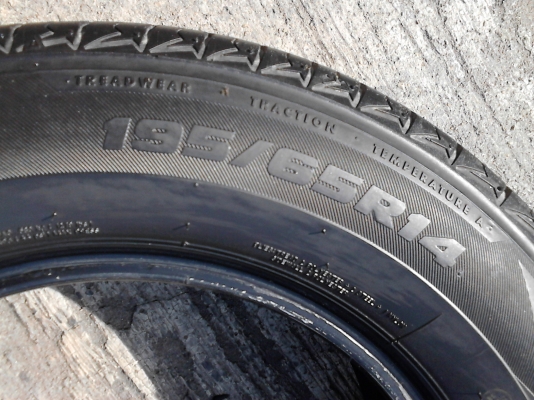 195/65R14 BRIDGESTONE TURANZA มี 1 เส้น TEL.081-427-3941