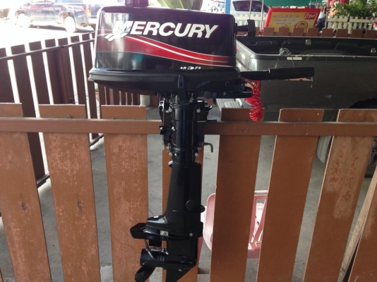 ขายเครื่องเรือเมอร์คิวรี่ 5 แรง # สดๆ -ตัวเล็ก-แจ๋ว สภาพนางฟ้าอีกตัว