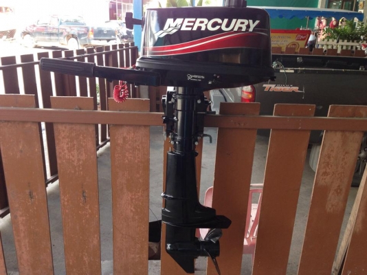 ขายเครื่องเรือเมอร์คิวรี่ 5 แรง # สดๆ -ตัวเล็ก-แจ๋ว สภาพนางฟ้าอีกตัว