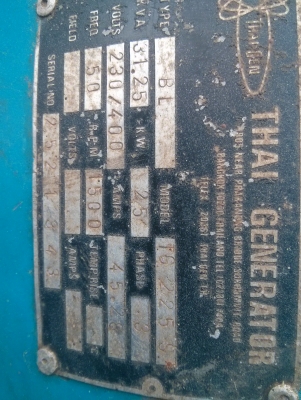 ขายเครื่องปั่นไฟ Ford 25kw.