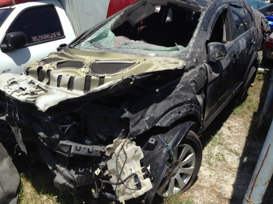 ขายซาก Chevrolet Captiva 2012 เบนซิน สีดำ พร้อมชุดจดทะเบียน