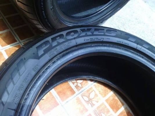 225/50/17 (4,500.-/4เส้น)TOYO.proxes.T1'japan(ปี11)