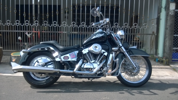 ็HONDA STEED 400 ทะเบียนแท้ แต่ง HD ราคา 130,000 บาท