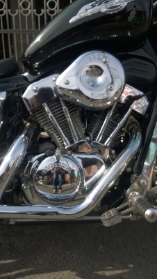 ็HONDA STEED 400 ทะเบียนแท้ แต่ง HD ราคา 130,000 บาท