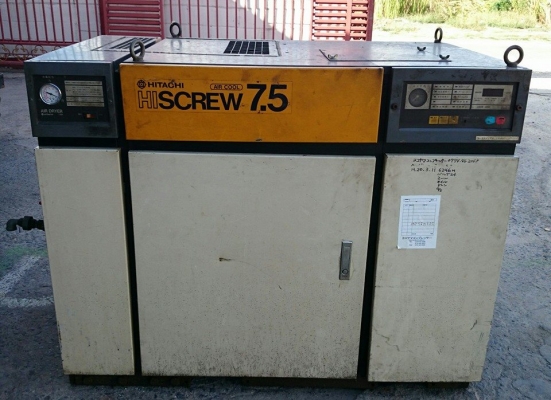 Air compressor   Hitachi Hi Screw 7.5  57000.- บาท