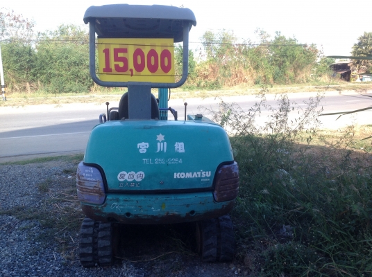 ขายรถแบคโฮ KOMATSU PC20-7E แทร็กยาง มือสองญี่ปุ่น