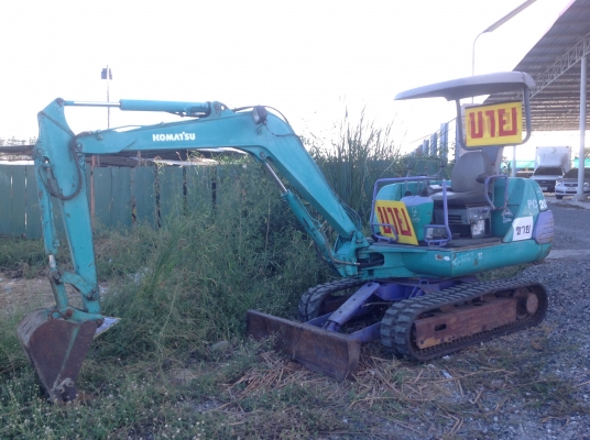 ขายรถแบคโฮ KOMATSU PC20-7E แทร็กยาง มือสองญี่ปุ่น