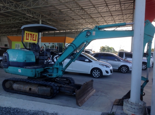 ขายรถแบคโฮ KOMATSU PC35R-8 แทร็กยาง มือสองญี่ปุ่น
