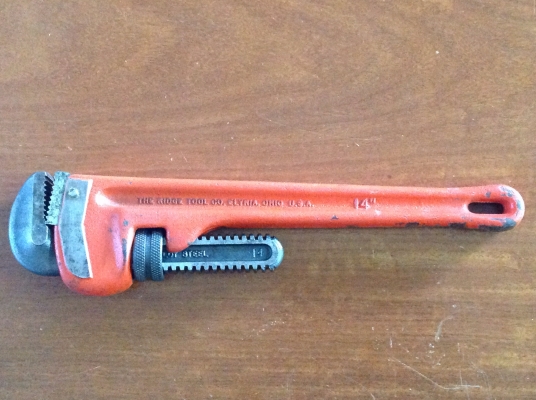 ขายประแจขันท่อ RIDGID 14" สภาพใหม่เก่าเก็บ