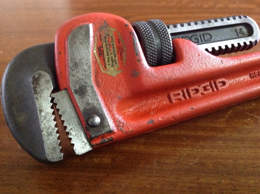 ขายประแจขันท่อ RIDGID 14" สภาพใหม่เก่าเก็บ