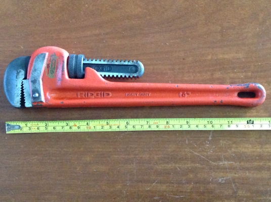 ขายประแจขันท่อ RIDGID 14" สภาพใหม่เก่าเก็บ