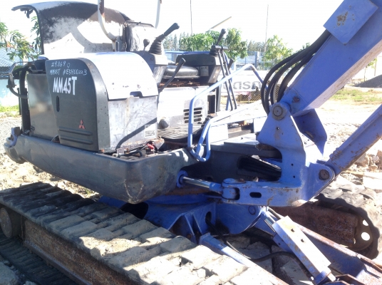 ขายรถแบคโฮ MITSUBISHI MM45T แทร็กยาง มือสองญี่ปุ่น