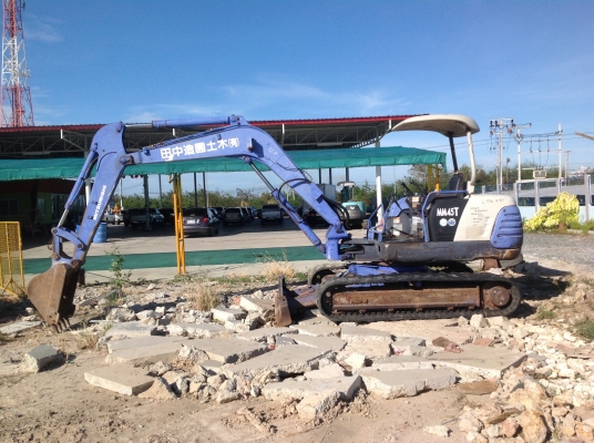 ขายรถแบคโฮ MITSUBISHI MM45T แทร็กยาง มือสองญี่ปุ่น