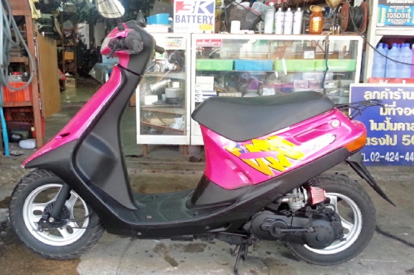 รถป๊อป HONDA DIO AF18 ชมพูบานเย็น