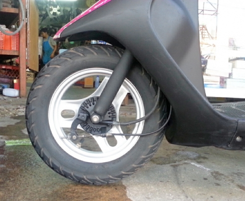 รถป๊อป HONDA DIO AF18 ชมพูบานเย็น