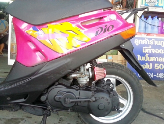 รถป๊อป HONDA DIO AF18 ชมพูบานเย็น