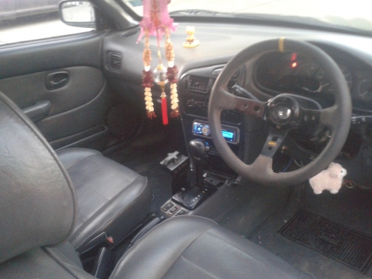 ขายด่วนฮุนไดสปอด์ 2ประตู สีสวยแอร์เย็นเพลงเพาะพร้อมใช้ขาย39000