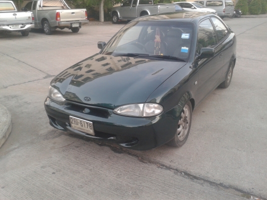 ขายด่วนฮุนไดสปอด์ 2ประตู สีสวยแอร์เย็นเพลงเพาะพร้อมใช้ขาย39000