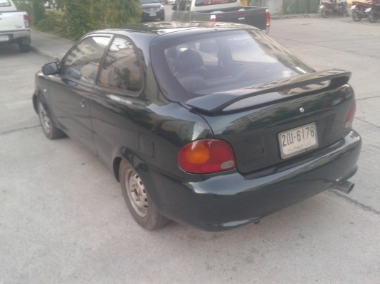 ขายด่วนฮุนไดสปอด์ 2ประตู สีสวยแอร์เย็นเพลงเพาะพร้อมใช้ขาย39000