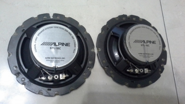 ลำโพง Alpine 6" แกนร่วม ยกชุด 4 ตัว สวยๆ เสียงดี ถูกๆ ลำโพง Alpine 6" แกนร่วม ยกชุด 4 ตัว สวยๆ เสียงดี ถูกๆ