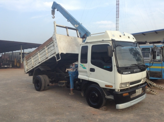 ขายISUZU DEDA(ดั๊ม+เครน) ปี53 เครื่อง195แรง เครน 3ตัน ระบบเบรคจิ๊ฟฟี่ พวงมาลัยพาว์เวอร์ เครื่องดี ขับดี ครัทซีสวยมาก ขาย 880,000 บาท