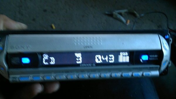 วิทยุ SONY CD/MP3 CDX300S สภาพสวยครับ