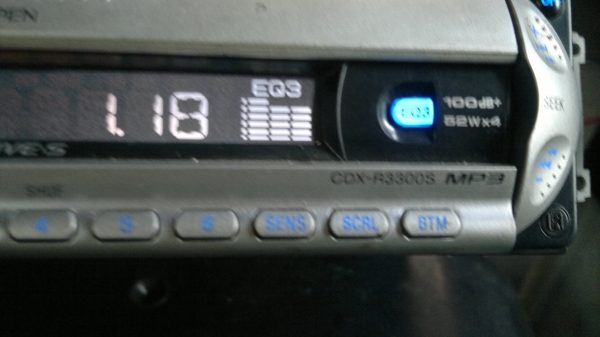 วิทยุ SONY CD/MP3 CDX300S สภาพสวยครับ