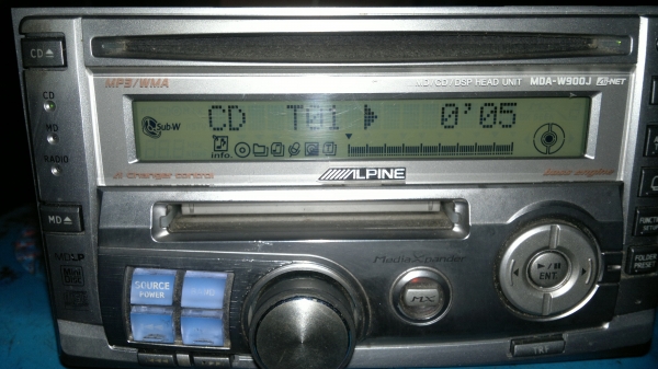 วิทยุ CD/Mp3 ALPINE MDA-W900J สภาพสวยมากครับ