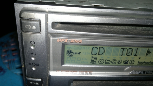 วิทยุ CD/Mp3 ALPINE MDA-W900J สภาพสวยมากครับ