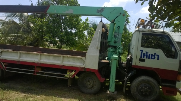 12ล้อรถนอกแท้ๆติดเครนTADANO 5 ตัน รถสวยมากๆ...เล่มพร้อมโอน.