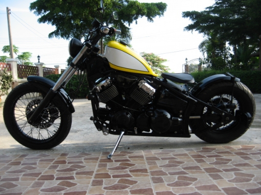 เสร็จแล้วรถสั่งประกอบ dragstar 400 แต่งพร้อมทะเบียน