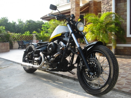 เสร็จแล้วรถสั่งประกอบ dragstar 400 แต่งพร้อมทะเบียน