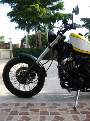 เสร็จแล้วรถสั่งประกอบ dragstar 400 แต่งพร้อมทะเบียน