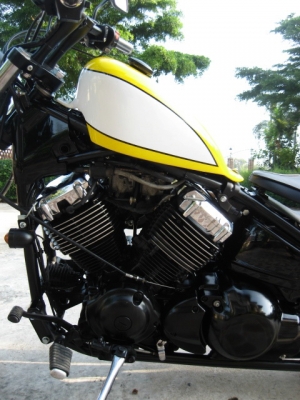 เสร็จแล้วรถสั่งประกอบ dragstar 400 แต่งพร้อมทะเบียน