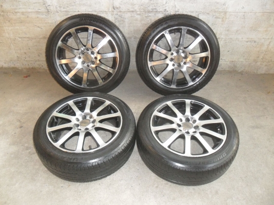 ล้อแม็ก 16นิ้ว 4รู100/114 พร้อมยาง สวยๆ 4 ล้อ ราคา 4800 บาท