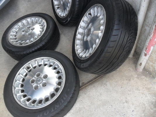 ล้อแม็ก 16นิ้ว 5รู114 เซฟิโล พร้อมยาง สวยๆ 4 ล้อ ราคา 3800 บาท