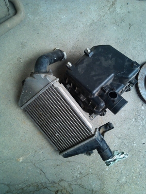 Inter cooler triton plus พร้อมกรองอากาศเดิม