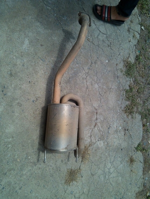 หม้อพักปลายโรงงาน Honda 3ใบ es,fd,jazz