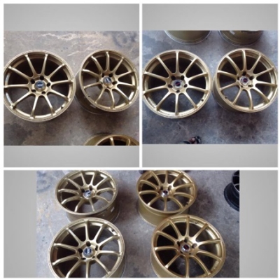 เเม็กคู่ลาย RS. ขอบ18 กว้าง 9 ออฟ 30, 9.5ออฟ25  5รู114