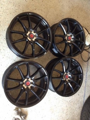 เเม็ก Lenso samurai sc01. ขอบ17 4รู100,114 กว้าง7 ออฟ42