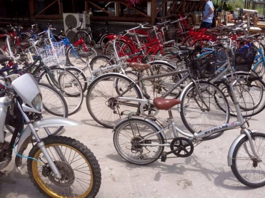 จักรยานเก่าญี่ปุ่น ไปษณีย์ สี แดง