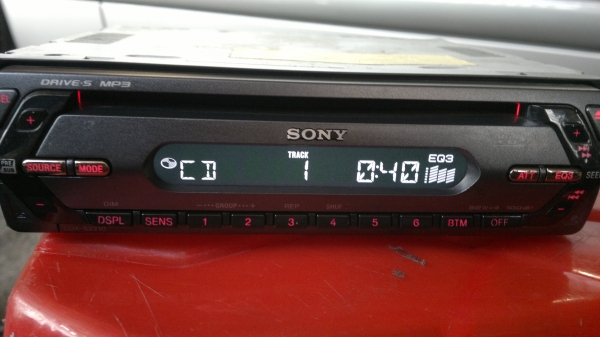 วิทยุ CD/MP3 SONY 52Wx4 1 DIMM สภาพสวยมากครับ